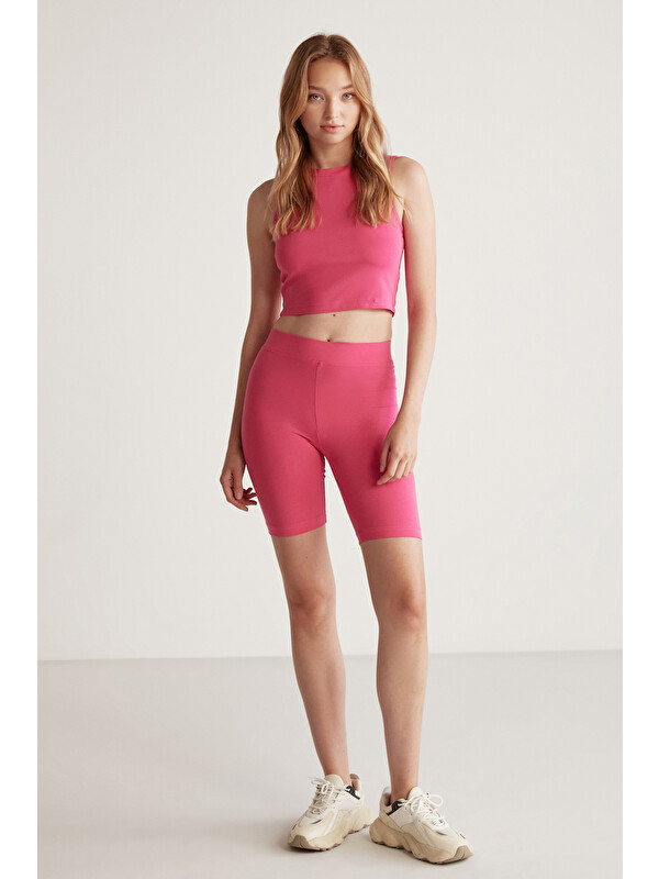 ETHIQUET TRICIA Basic PEMBE Şort