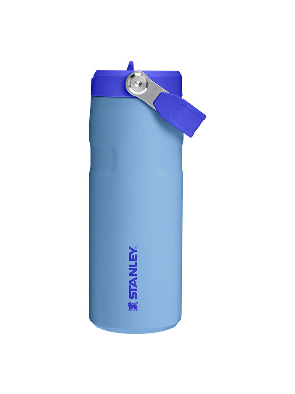 Stanley The IceFlow Flip Straw 2.0 Pipetli Termos Bardak 0,47 LT Blue Sky