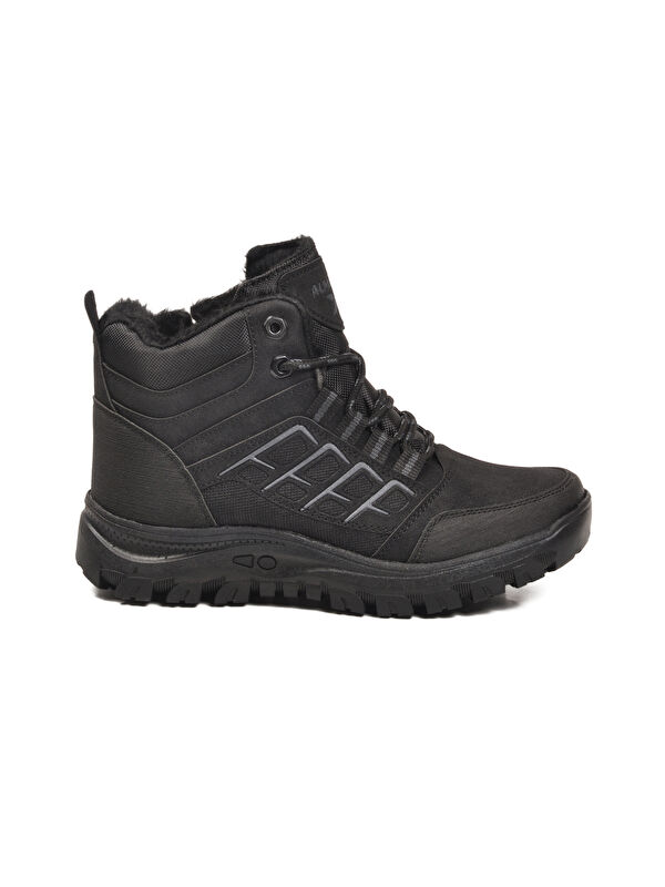 Ayakmod Gri Ayakmod İçi Kürklü Kaymaz Taban Unisex Bot 700 G