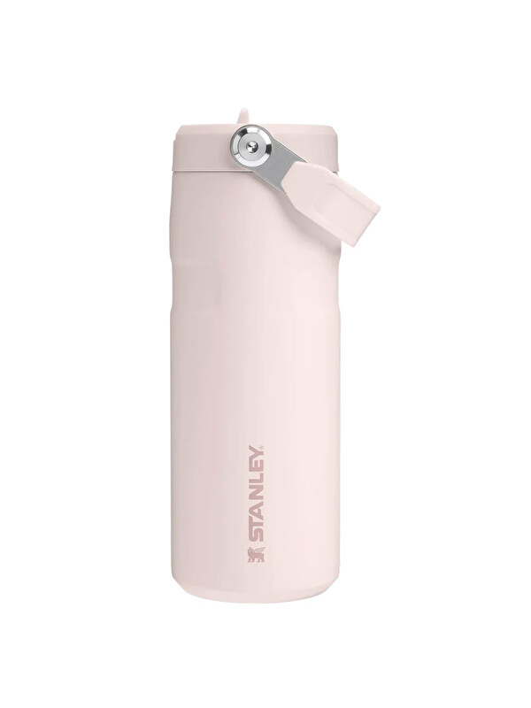 Stanley The IceFlow Flip Straw 2.0 Pipetli Termos Bardak 0,47 LT Rose Quartz