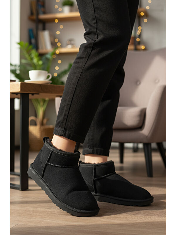 Ayakmod Bej Ayakmod İçi Kürklü Soğuğa Dirençli Kadın Bot U-19 Z