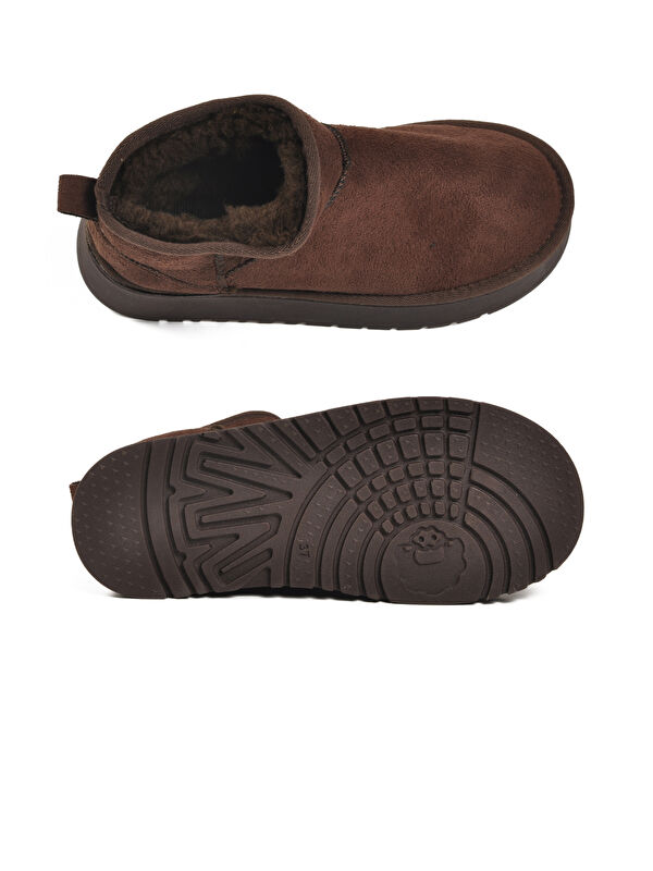 Ayakmod Kahverengi Ayakmod İçi Kürklü Soğuğa Dirençli Kadın Bot U-400 Z