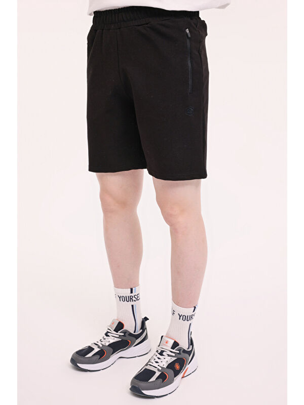 Lumberjack MB CT103 PAM SHORT 5FX Siyah Erkek Şort