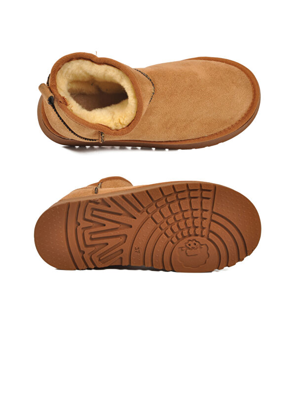 Ayakmod Kahverengi Ayakmod İçi Kürklü Soğuğa Dirençli Kadın Bot U-400 Z