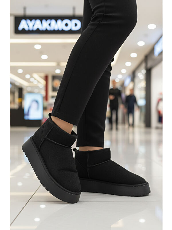 Ayakmod Kahverengi Ayakmod İçi Kürklü Soğuğa Dirençli Kadın Bot U-400 Z