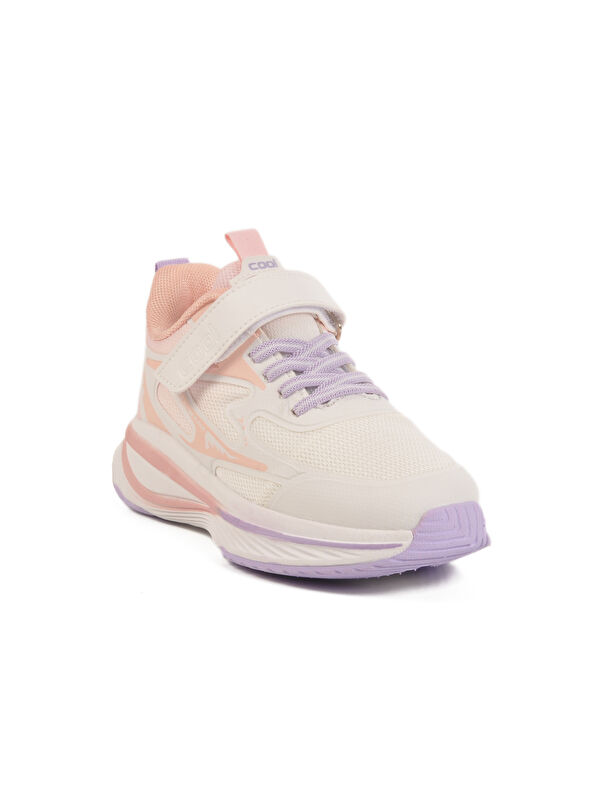 Somon Cırtlı Fileli Hafif Esnek Kız Çocuk Spor Ayakkabı Silva F - Görsel 4