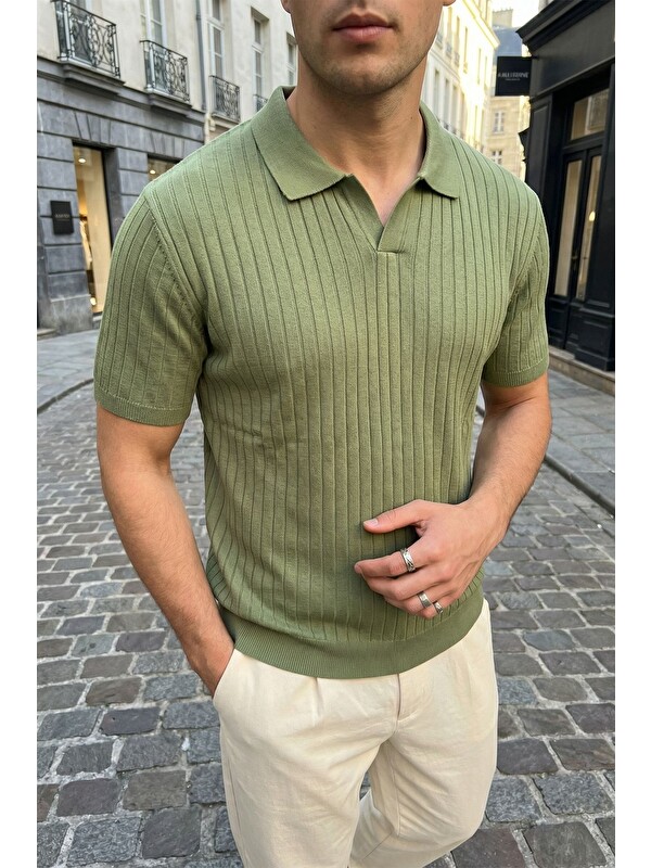 Livio Ferri Sion Regular Fit Erkek Kısa Kol Triko Polo Yaka Tişört