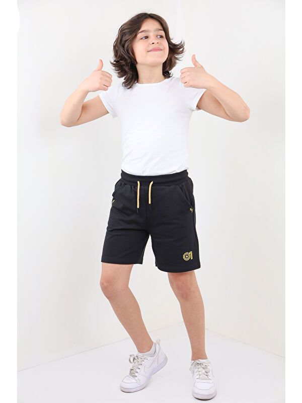 Toontoykids Erkek Çocuk 01 Nakışlı Şort