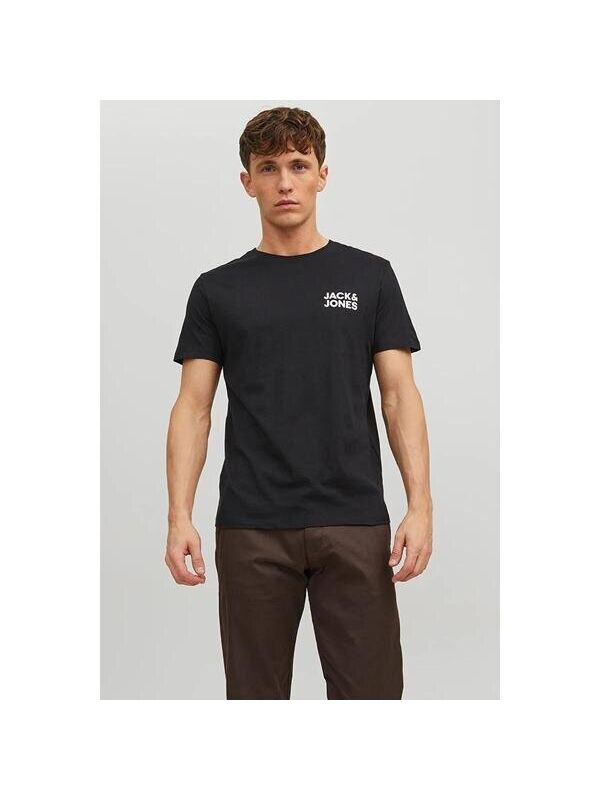 Jack & Jones Jack&Jones Corp Logo Ss Erkek Siyah Tişört