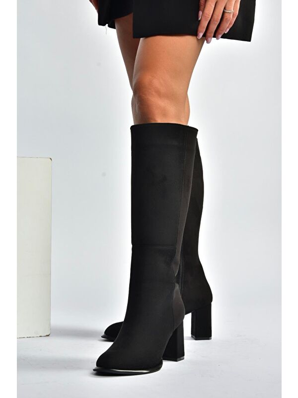 Siyah Kadın Çizme V590179602 - Görsel 6