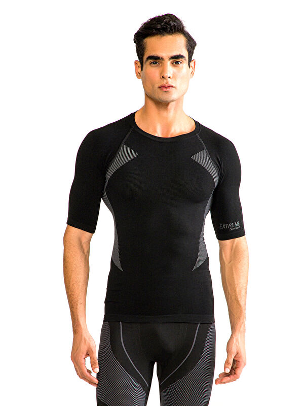 THERMOFORM Extreme PP Erkek Seamless Termal Tişört SİYAH