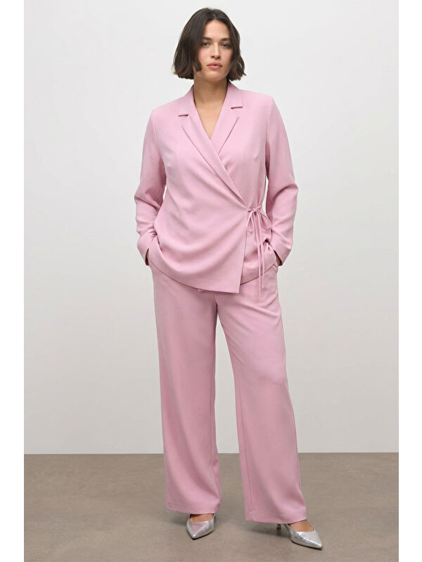 Mylinemoda Beli Lastikli Geniş Paça Pantolon