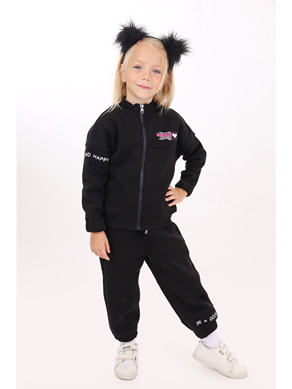 Toontoykids Kız Çocuk Baskılı Eşofman Takım