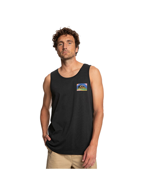 Quiksilver Erkek Atlet Colourflow Siyah Günlük Giyim