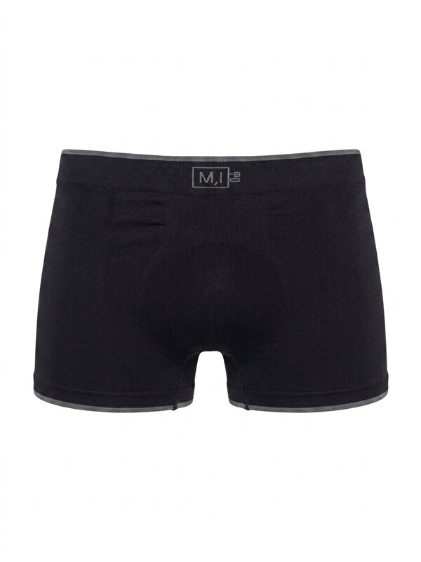 C&City C12103 Dikişsiz Erkek Boxer Siyah