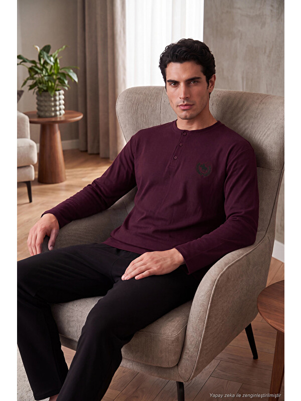 Buratti Ultra Soft Düğmeli Bisiklet Yaka Pijama Takımı 6575011