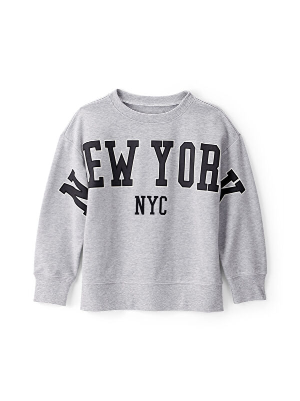 Carter's Erkek Çocuk Gri Sweatshirt