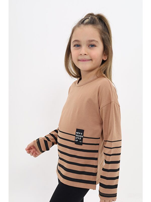 Toontoykids Kız Çocuk Baskılı Tişört