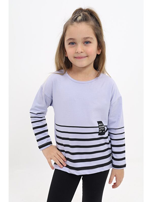 Toontoykids Kız Çocuk Baskılı Tişört