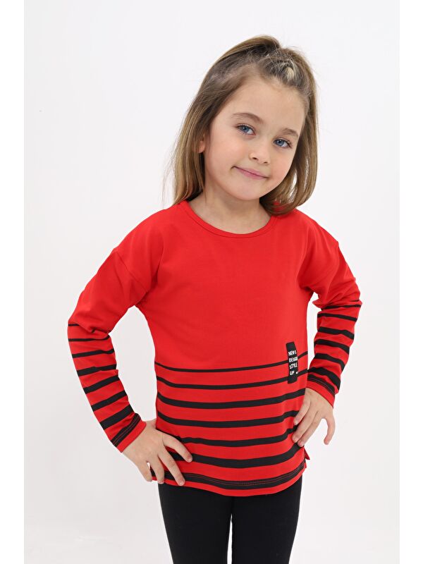 Toontoykids Kız Çocuk Baskılı Tişört