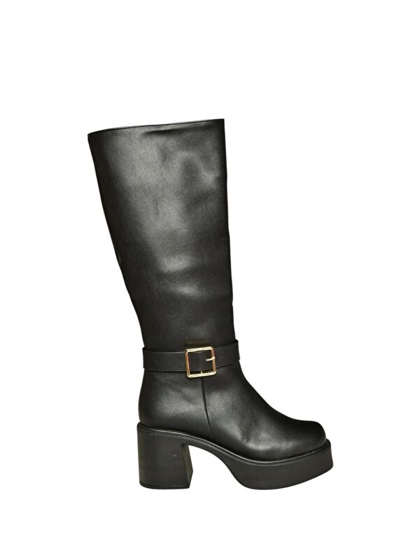 Siyah Kadın Çizme V726454109 - Görsel 2