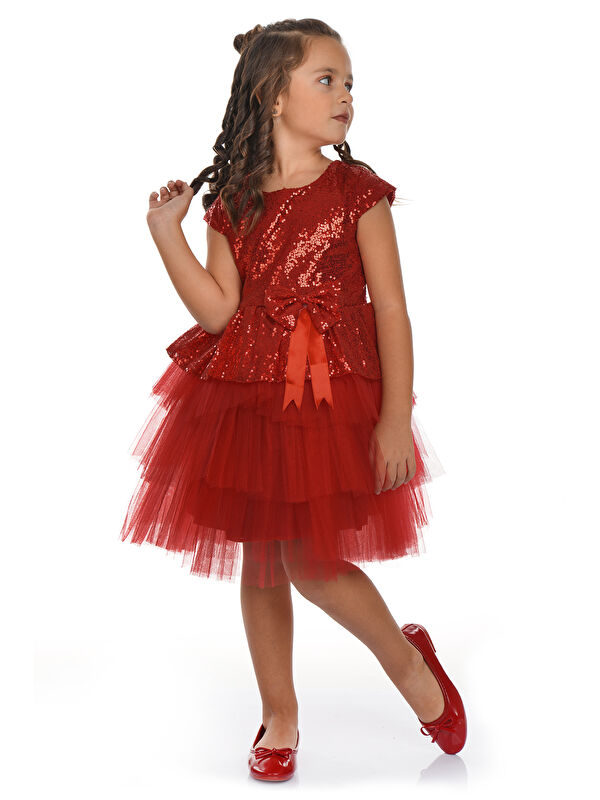 Mnk Baby & Kids Pul Payet Tütü Parti Elbisesi MNK0275