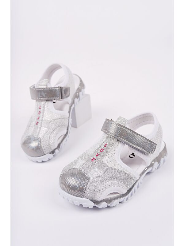 SLYVESTER Günlük Önü Kapalı Cırtlı Unisex Çocuk Sandalet - Görsel 2