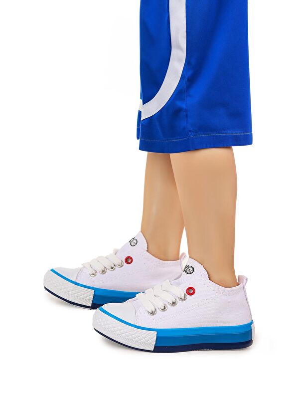 Tinna Bağcıklı Erkek Bebek Keten Spor Ayakkabı - Görsel 3