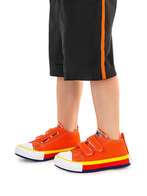 Linen Cırtlı Erkek Bebek Keten Spor Ayakkabı - Görsel 3