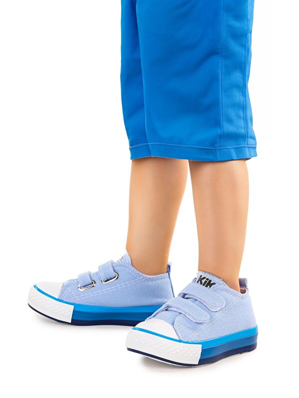 Linen Cırtlı Erkek Bebek Keten Spor Ayakkabı - Görsel 3