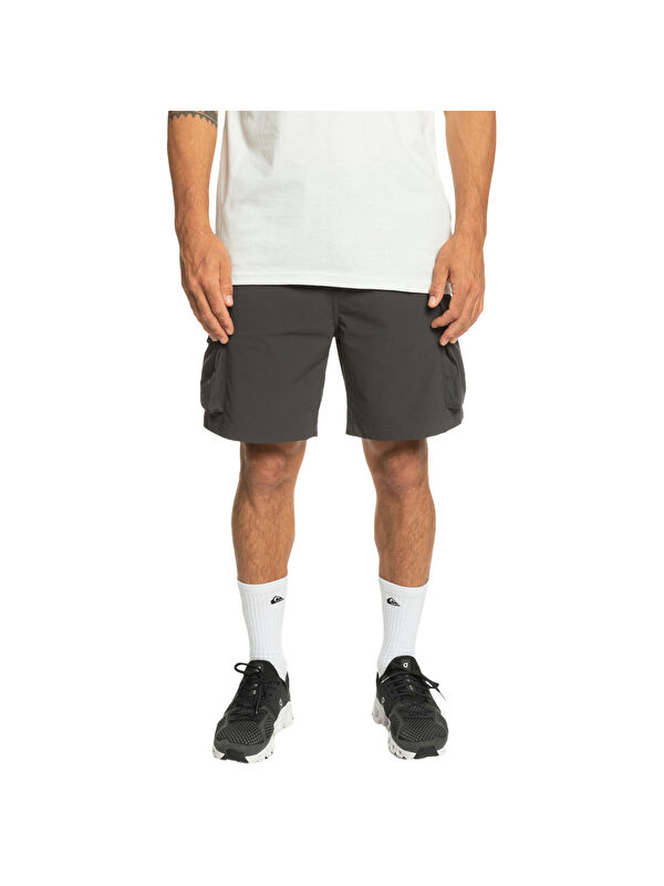 Quiksilver Run Ashore Cargo Erkek Siyah Walkshort