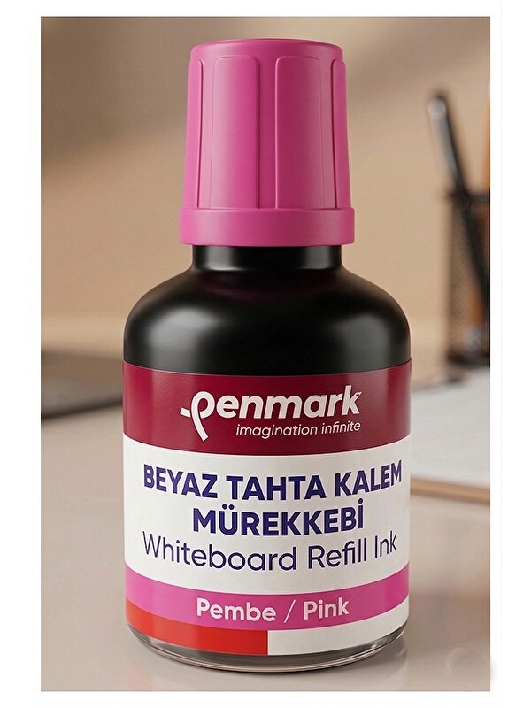 Artlantis Beyaz Yazı Tahta Kalemi Mürekkebi 30 ml 1 Adet Penmark Tahta Kalemi Mürekkepi Kolay Silinebilir Dold