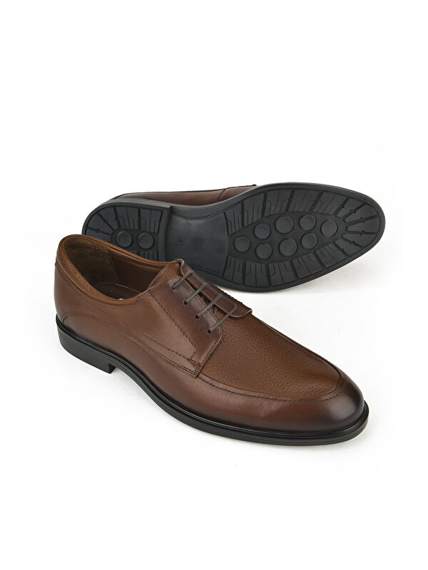 Erkek Hakiki Deri Ayakkabı 143745Z0938 Kahve - Görsel 3