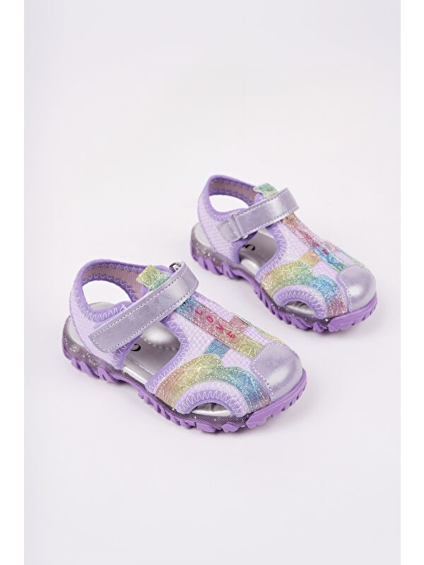 SLYVESTER Günlük Önü Kapalı Cırtlı Unisex Çocuk Sandalet - Görsel 5