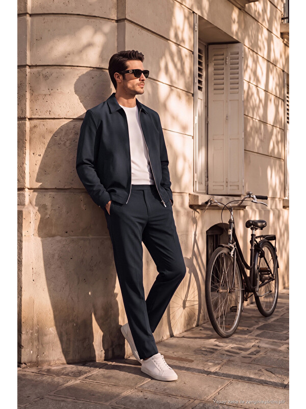 Buratti Regular Fit Belden Bağlamalı Düz Paça Pantolon CF26W6111111