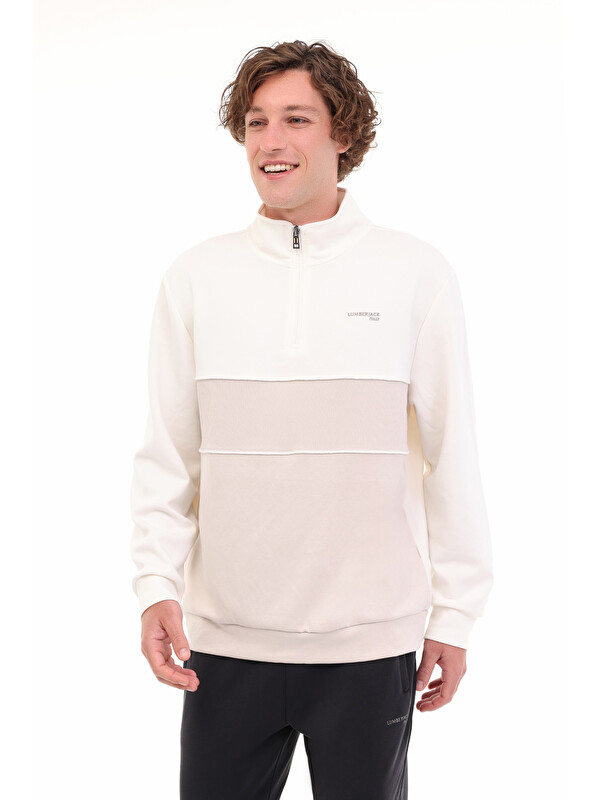 Lumberjack ML LUKA 16ITL815 5PR Bej Erkek Sweatshirt