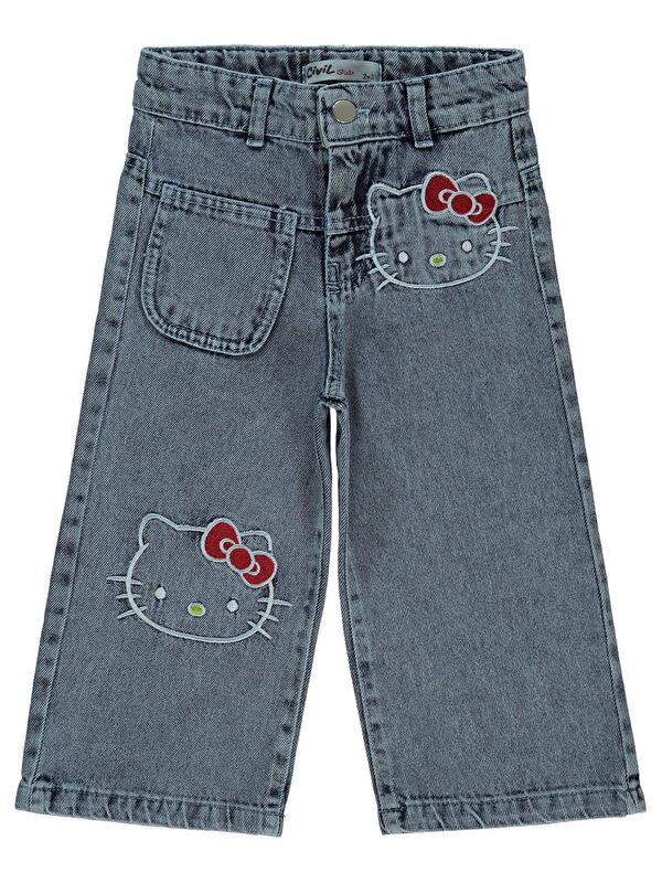 Hello Kitty 2-5 Yaş Pantolon - Mavi5-6 Yaş