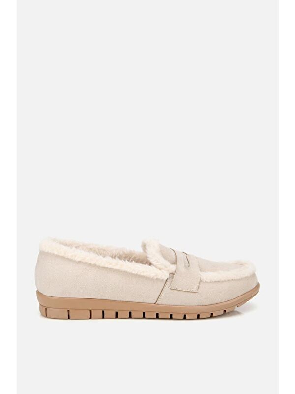 Yaya By Hotiç Bej Yaya By Hotiç Yaya By Kadın İçi Kürklü Düz Ayakkabı