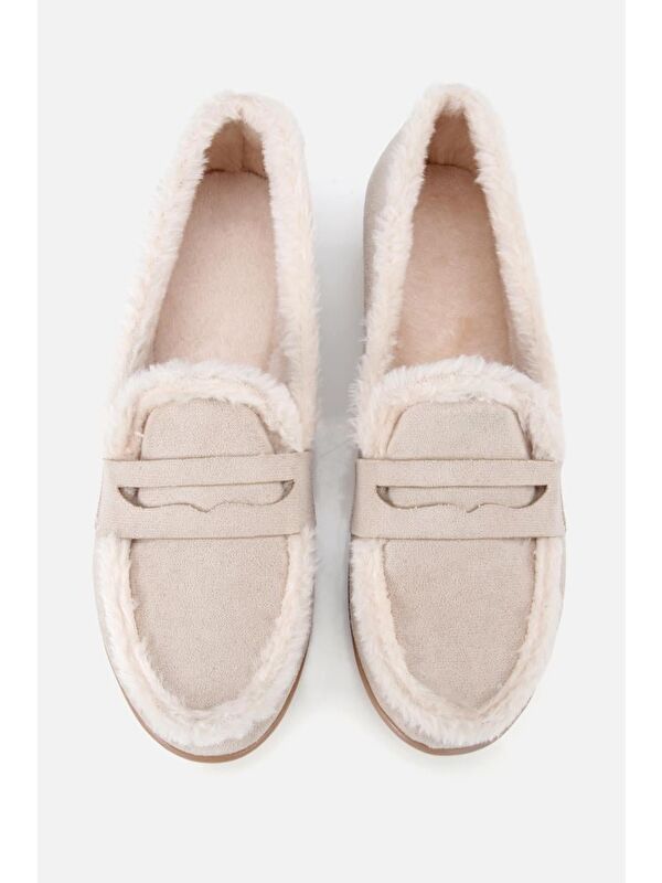 Yaya By Hotiç Bej Yaya By Hotiç Yaya By Kadın İçi Kürklü Düz Ayakkabı