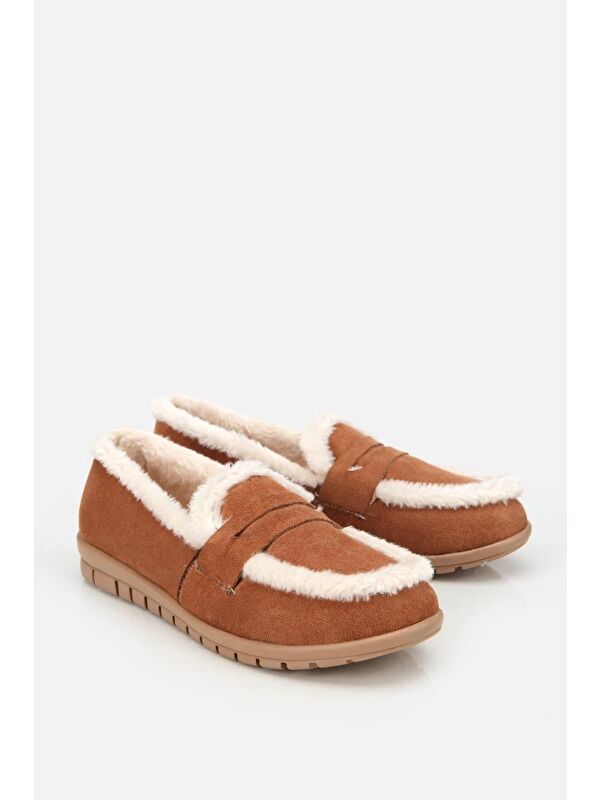 Yaya By Hotiç Bej Yaya By Hotiç Yaya By Kadın İçi Kürklü Düz Ayakkabı