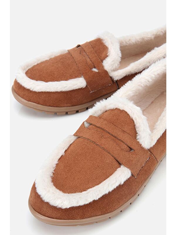 Yaya By Hotiç Bej Yaya By Hotiç Yaya By Kadın İçi Kürklü Düz Ayakkabı