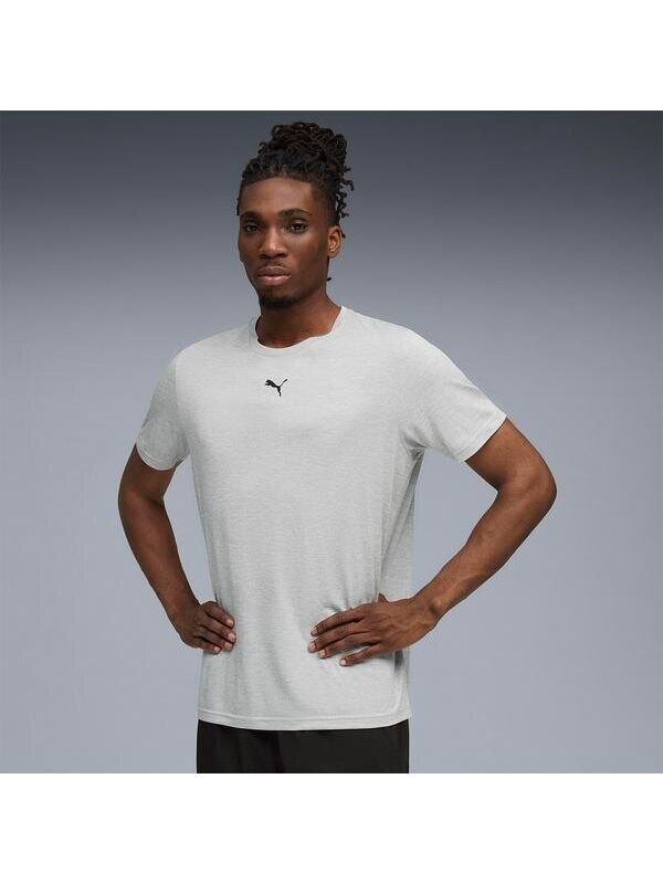 Puma Essentials Heather Erkek Gri Tişört