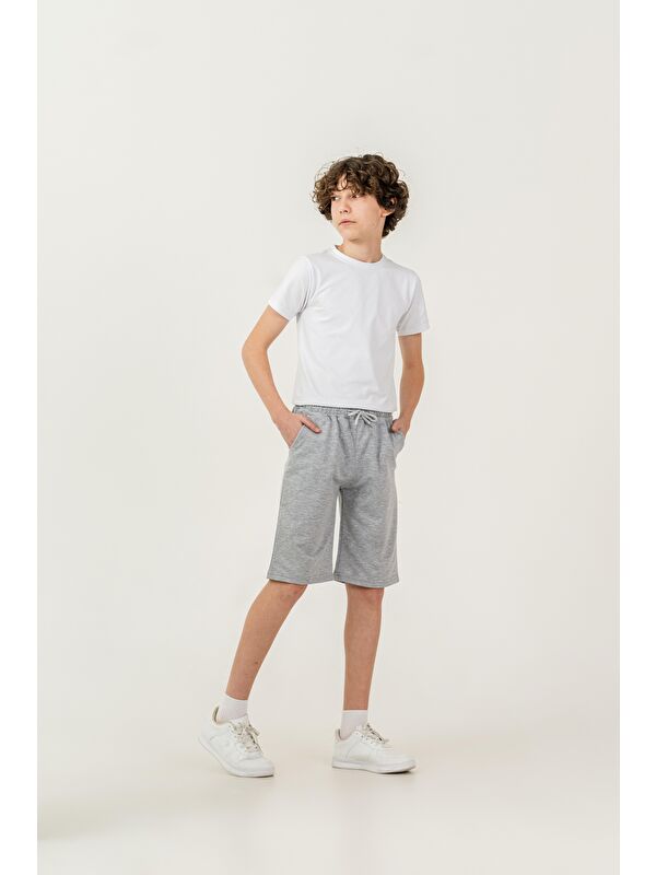 Mışıl Kids Düz Basic 2 İp Erkek Çocuk Şort