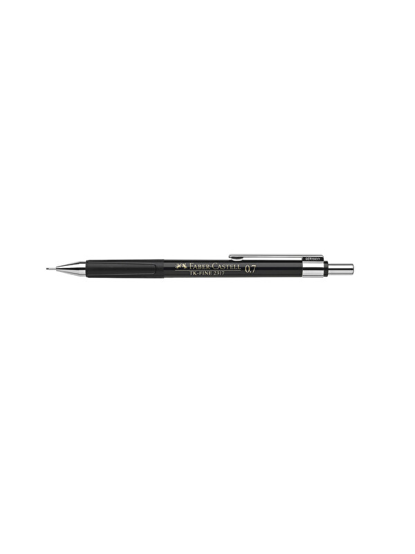 Faber-Castell TK Fine 2317 0.7 mm Siyah Versatil Kalem,Ergonomik Tasarım, Tamamen Geri Çekilebilir Uç