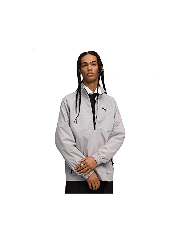 Puma Pumatech Half-Zip Crew Erkek Günlük Ceket 63210163 Gri