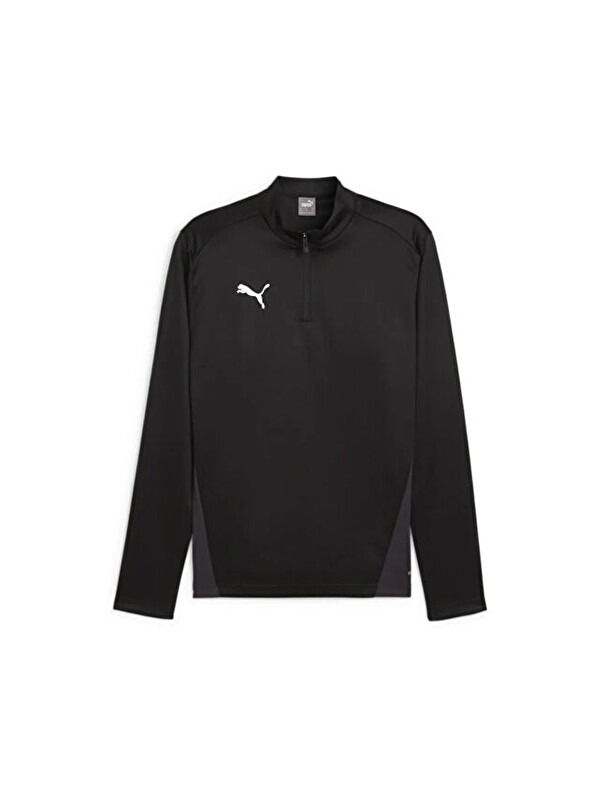 Puma Teamgoal Training 1/4 Zıp Top Erkek Futbol Antrenman Sweatshirts 65862903 Siyah