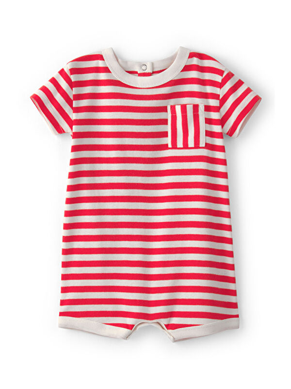Carter's Erkek Bebek Kısa Tulum 3 Ay-24 Ay Kırmızı