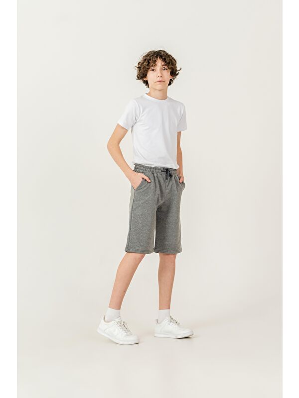 Mışıl Kids Düz Basic 2 İp Erkek Çocuk Şort