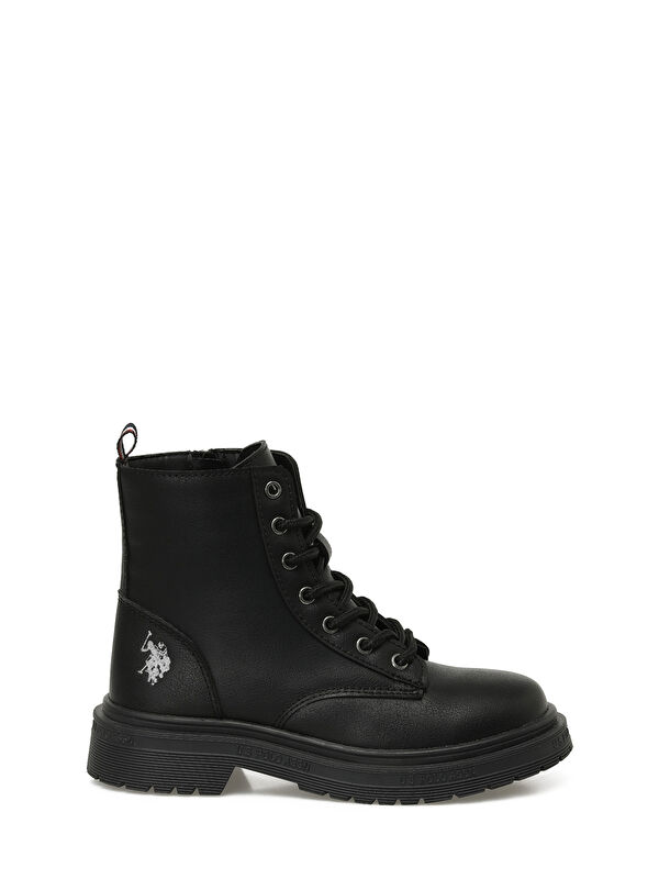 U.S. POLO ASSN. TRENA JR 5PR Siyah Kız Çocuk Biker Bot