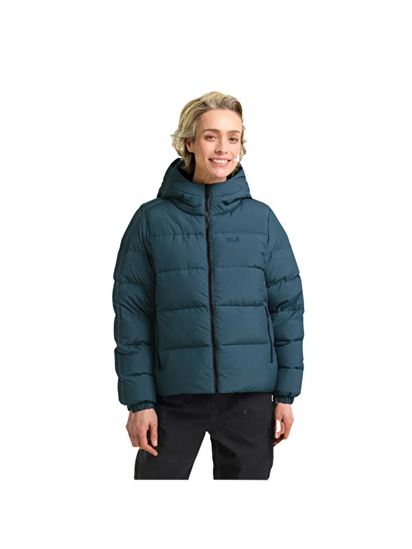 Jack Wolfskin Frozen Palace Rds Kadın Mavi Outdoor Ceketi